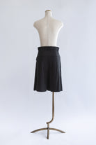 Structured Pocket Flare Shorts ブラック