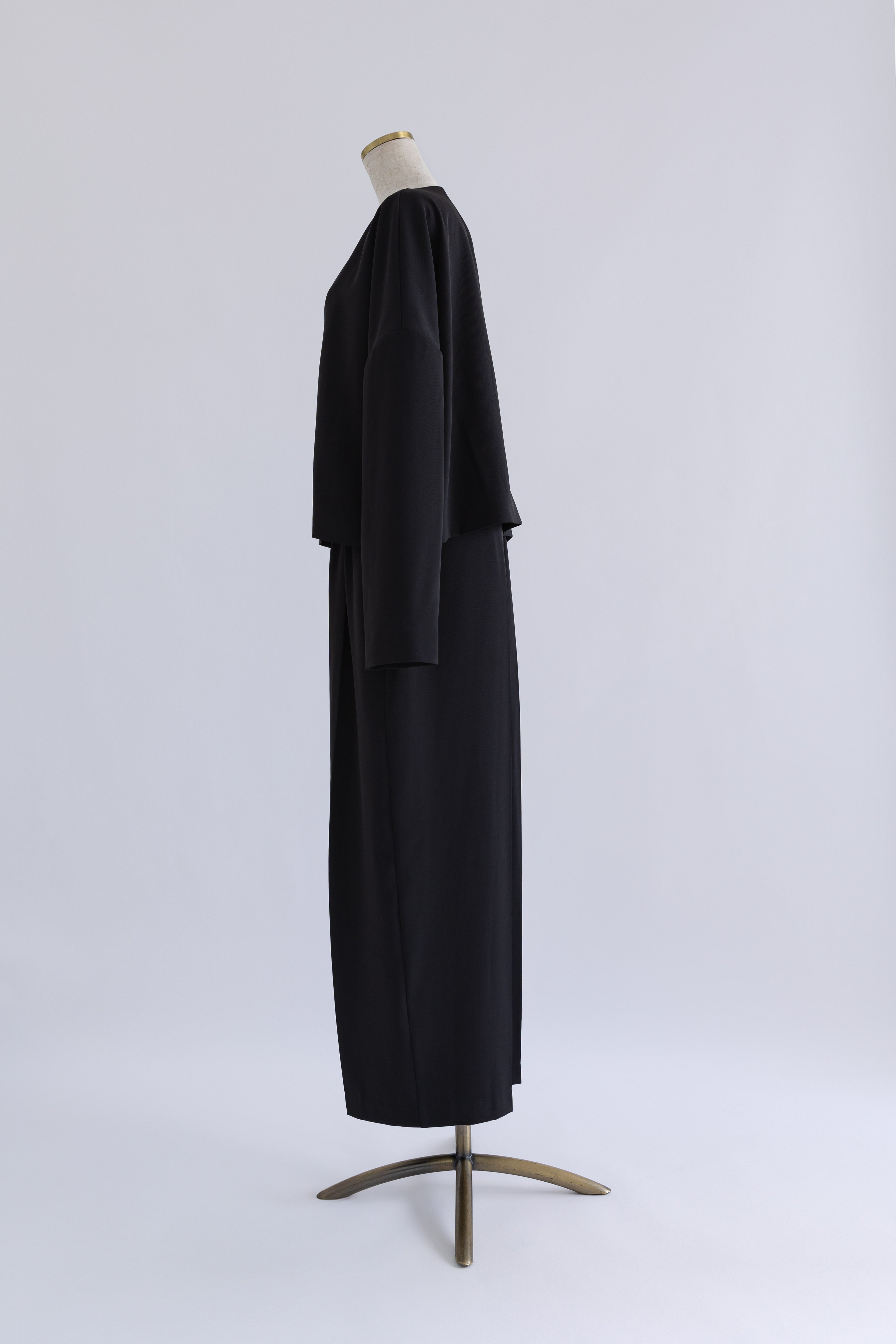 Dropped Shoulder Soft Jacket Set Up