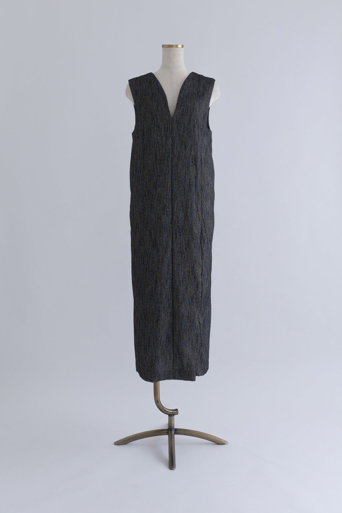 Slit Detail Pinafore Skirt ミックス