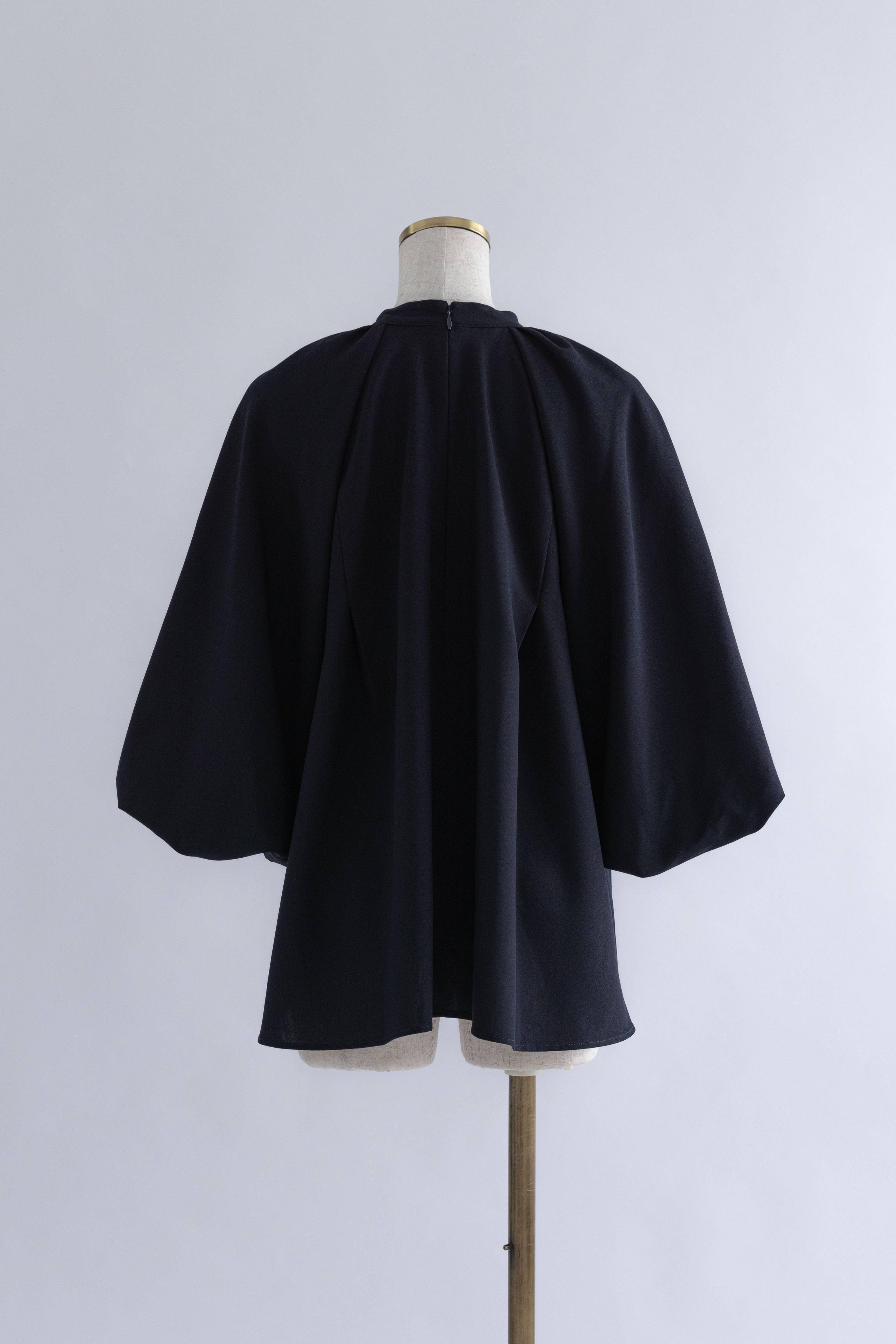 Flared Balloon Sleeve Blouse