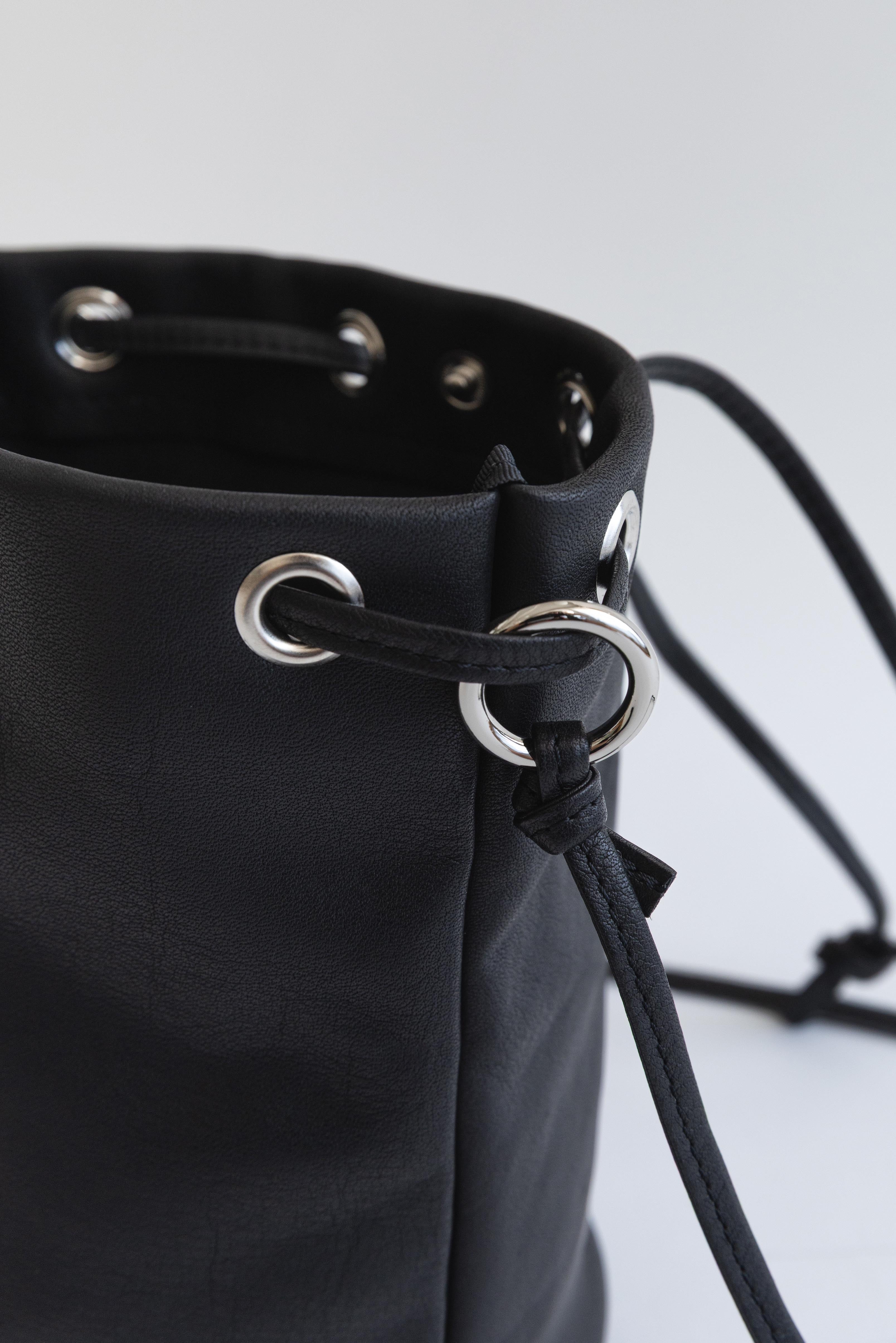 Light Leather Mini Tube 2Way Bag