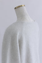 Vneck Fox Over Knit