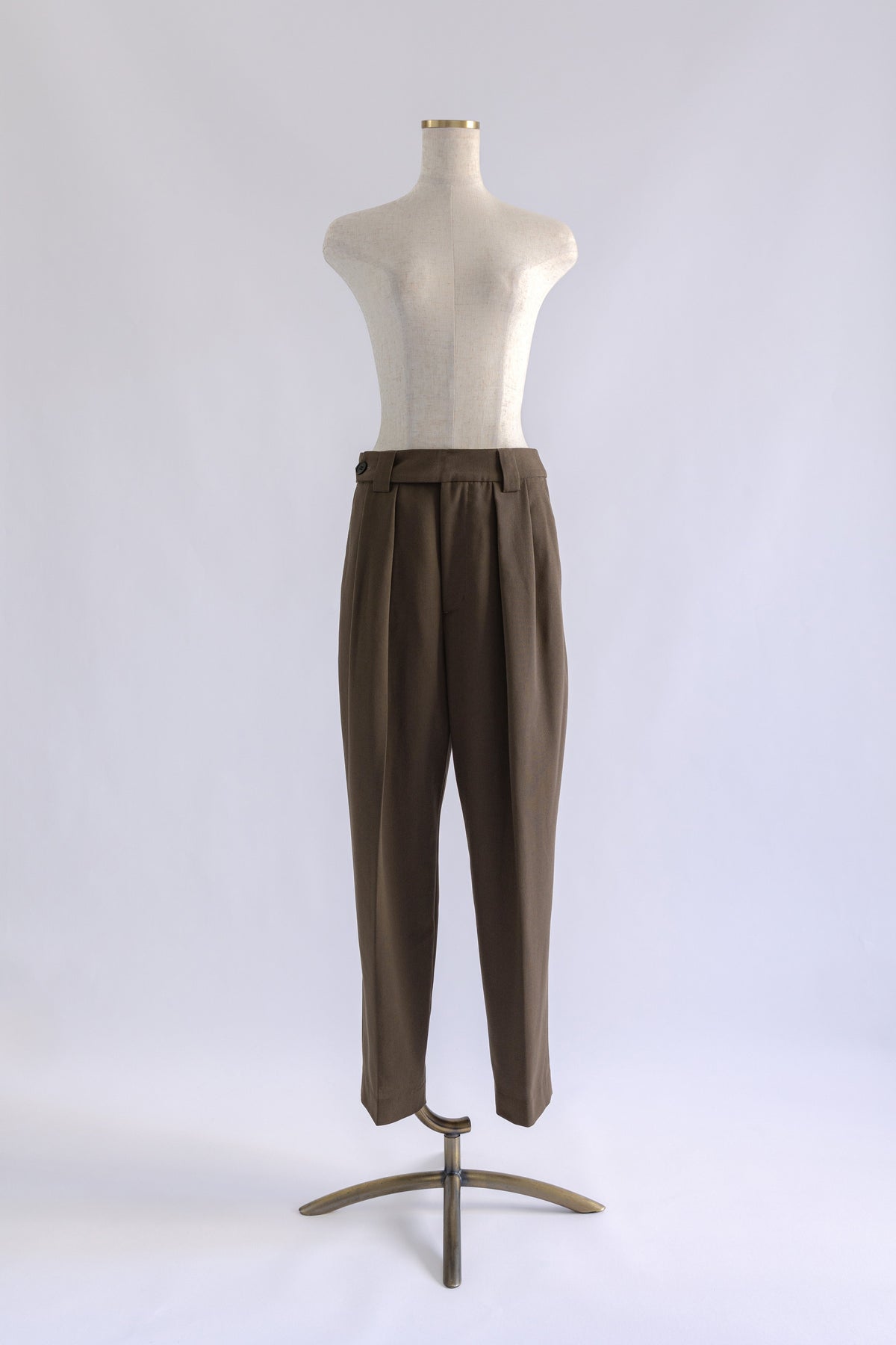 Barrel Leg Pants ブラウン