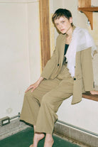 【Set Up】Semi-Wide Trousers