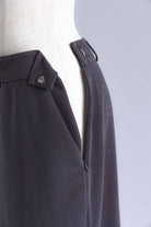【Set Up】Faux Suede Straight Skirt