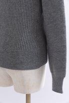 Crewneck Knit ＆ Rib Knit Bustier Set