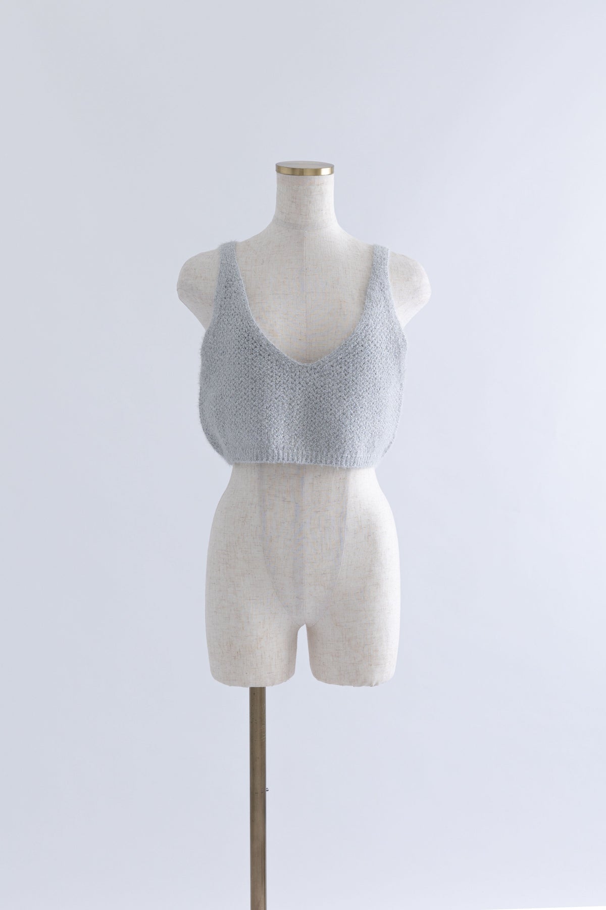 Kirakira Knit Bustier シルバー