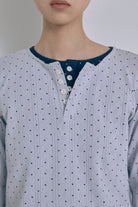 Powder Dot Henley