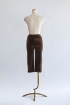 Velour Slim-Fit Biker Leggings