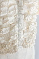 Puff Smocked Short Blouse アイボリー