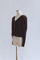 2Way Sheer Velour Puff tops