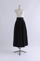 Cocoon Silhouette Skirt ブラック