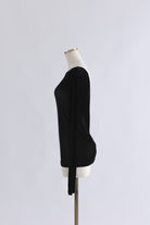 Flocked Tulle Back Open Top
