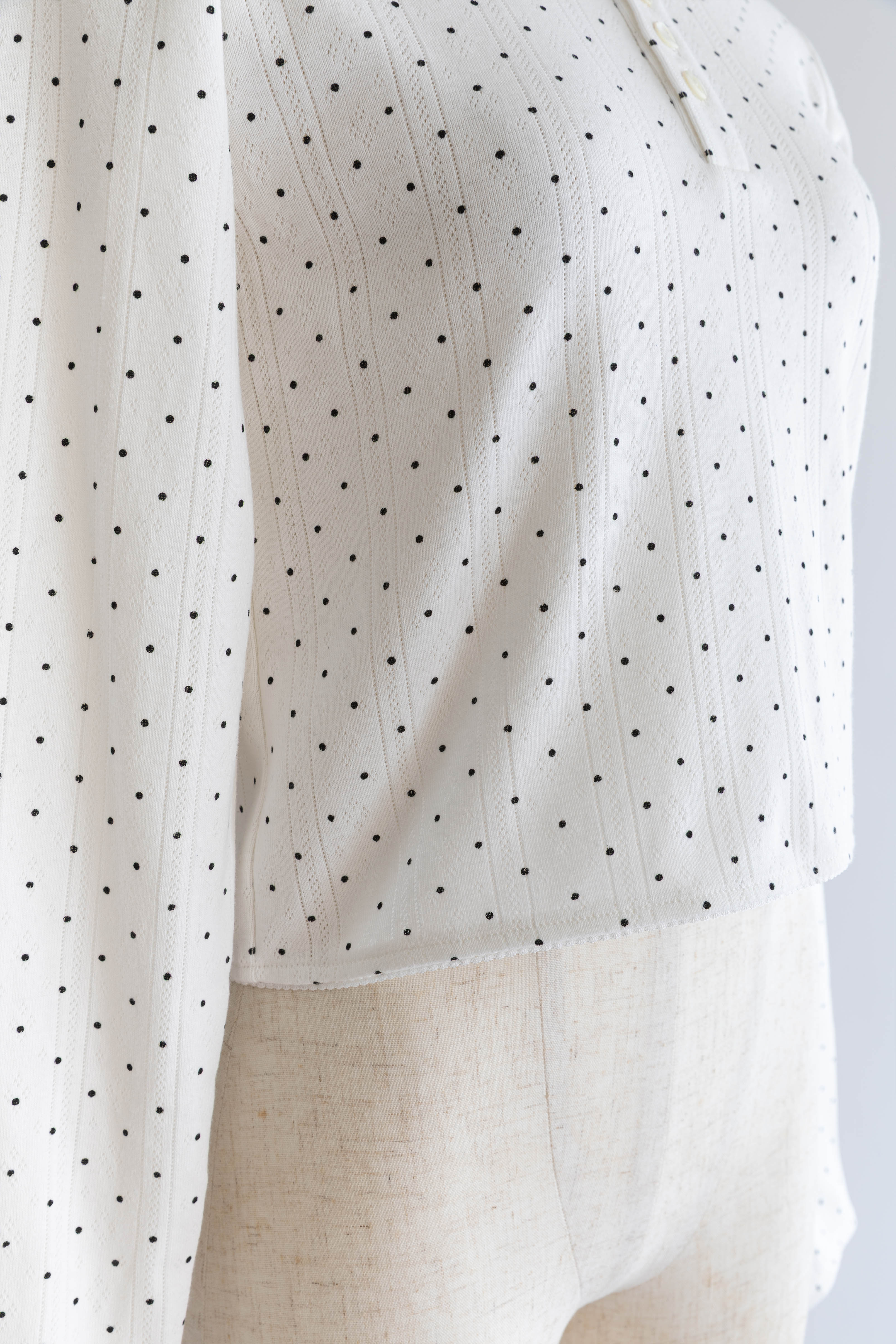 Powder Dot Henley