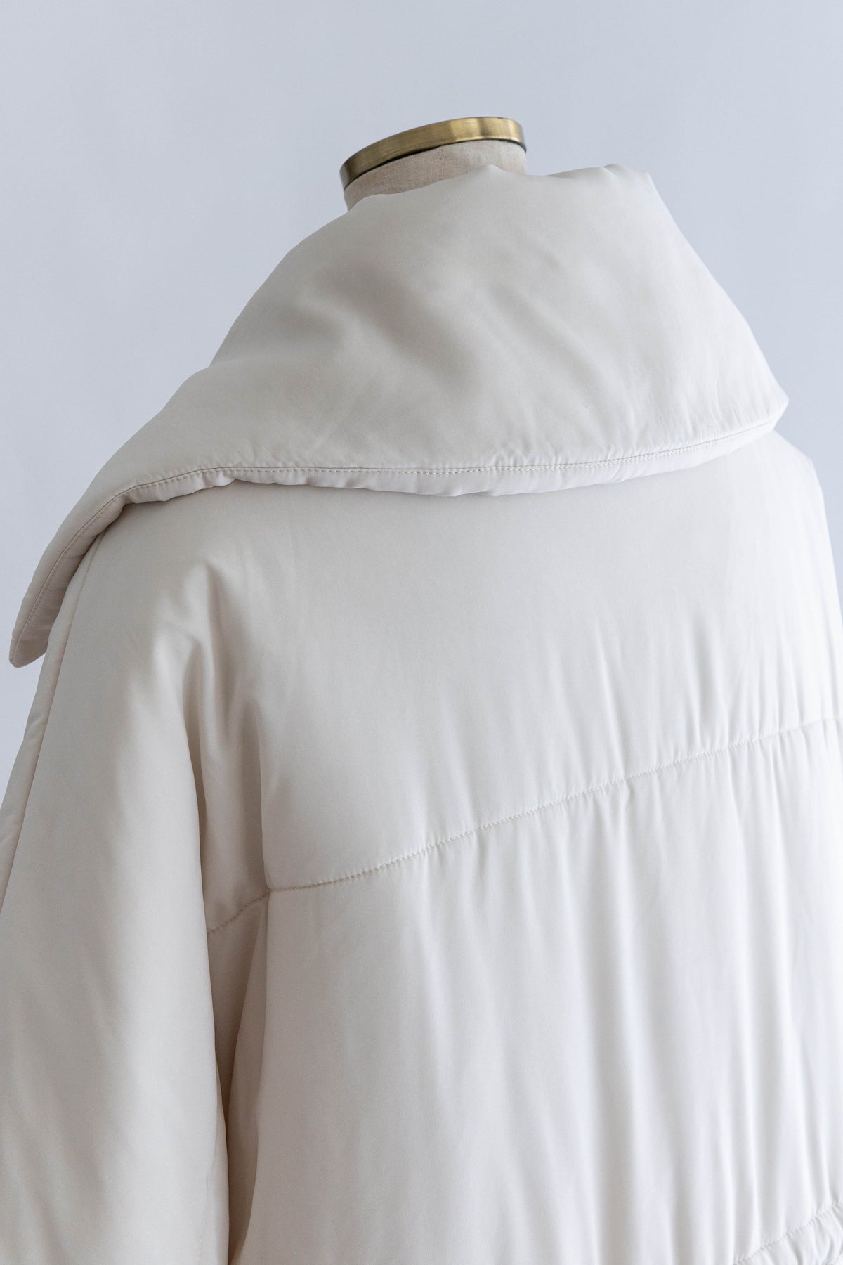 Dolman Sleeve Padded Jacket アイボリー