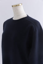 Crewneck Knit ＆ Rib Knit Bustier Set