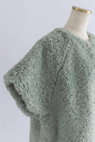 Short Sleeve Fur Jacket