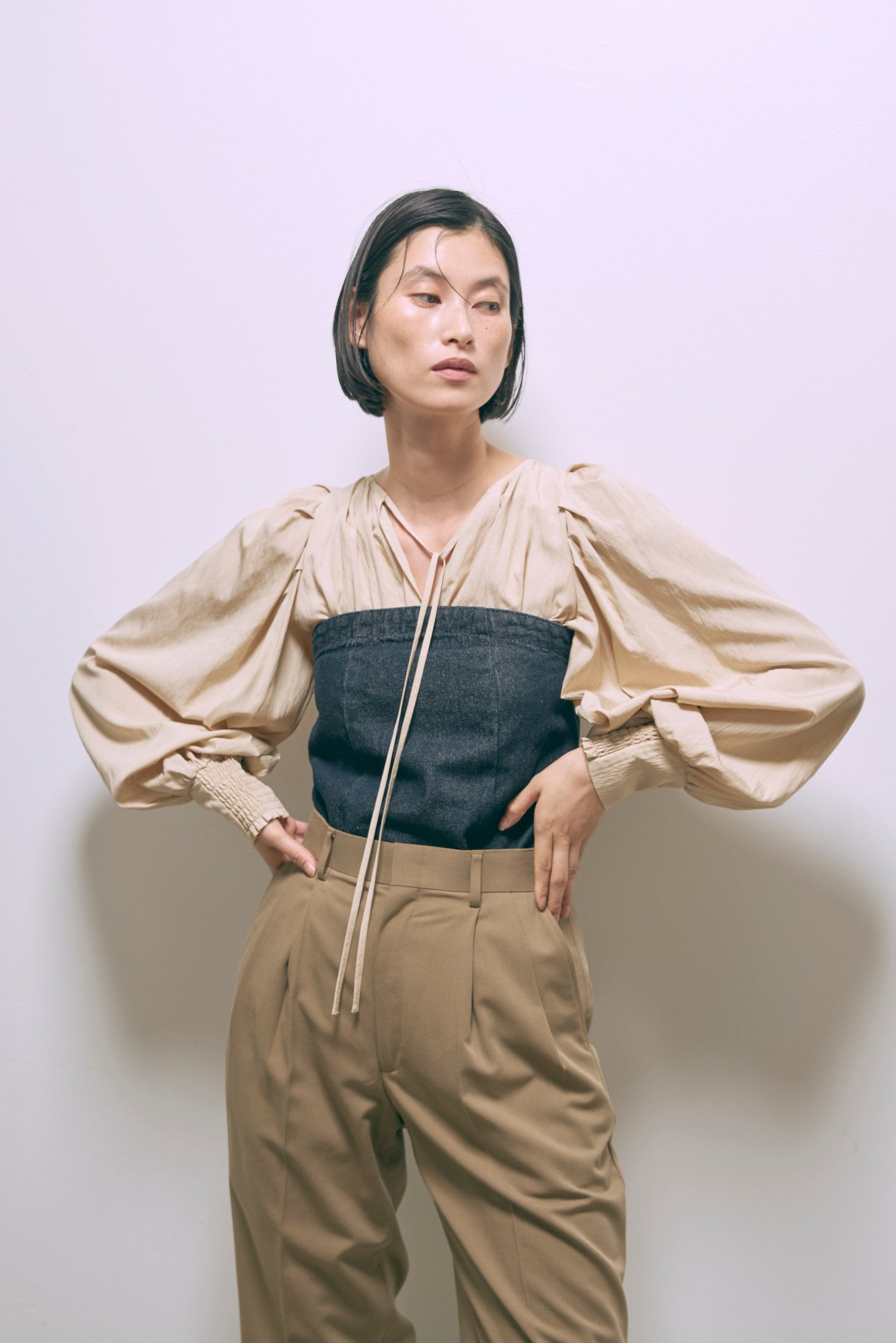 Gathered Volume Blouse