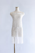 Flower Lace Apron Dress オフホワイト