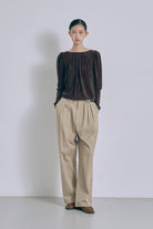 2Way Sheer Velour Puff tops