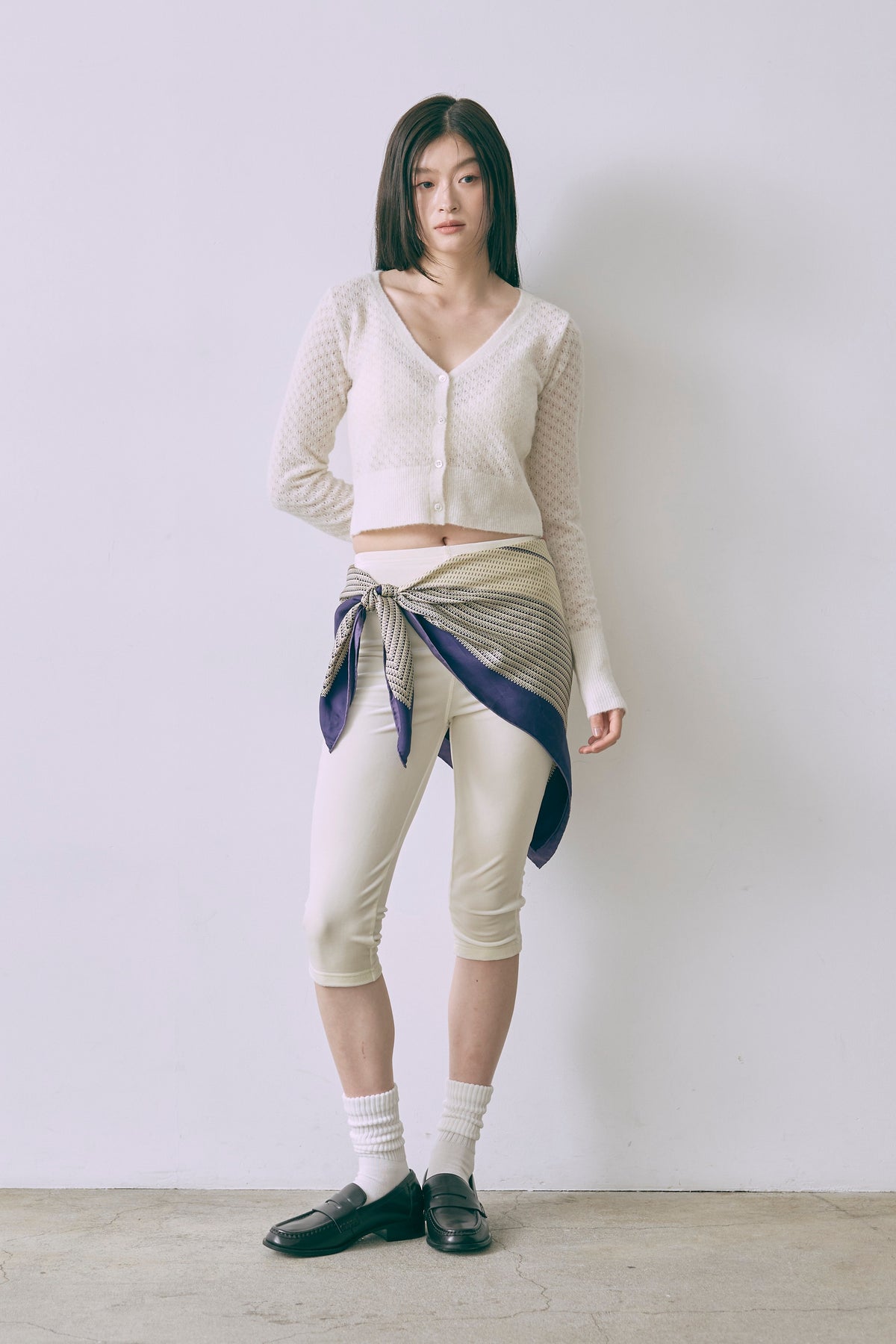 Cloud Touch Knit Cardigan オフホワイト