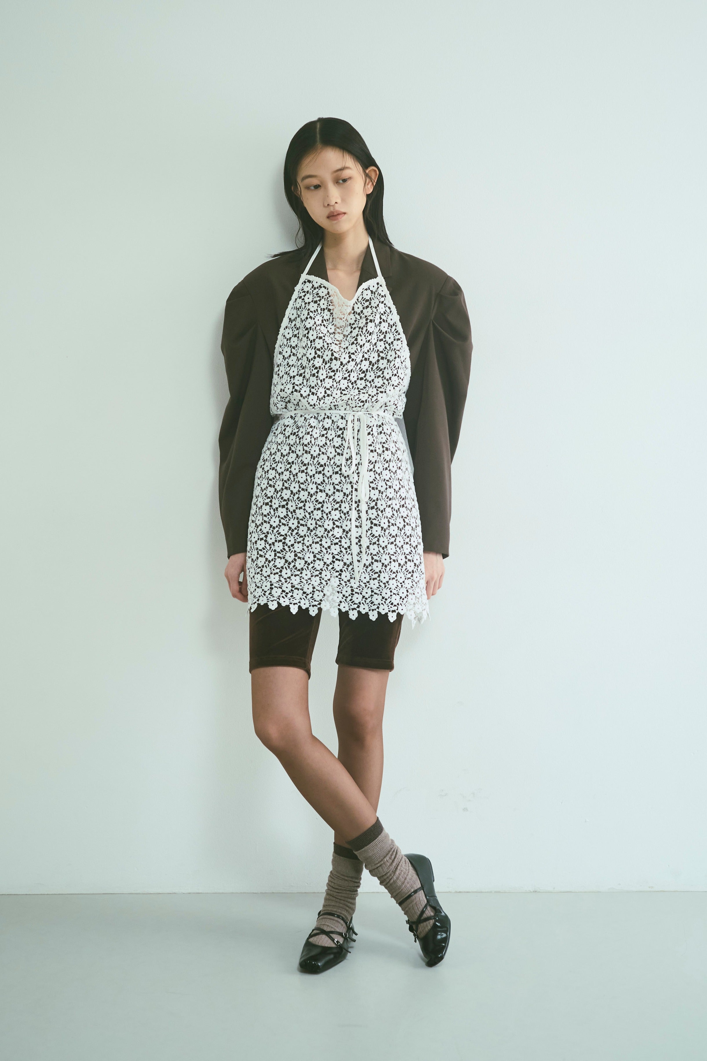 Flower Lace Apron Dress