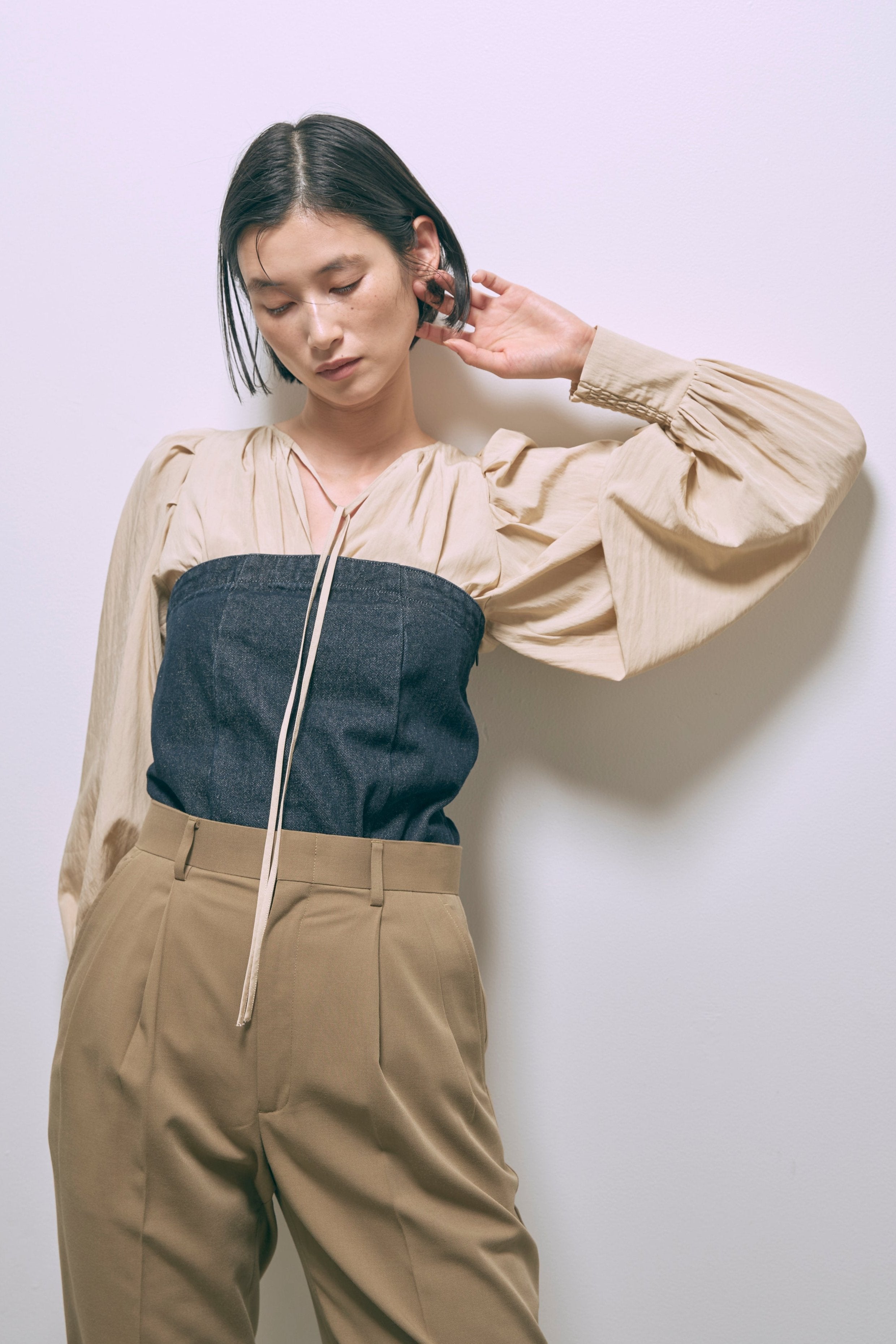 Gathered Volume Blouse