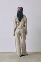Soft Wool Jumpsuit ベージュ