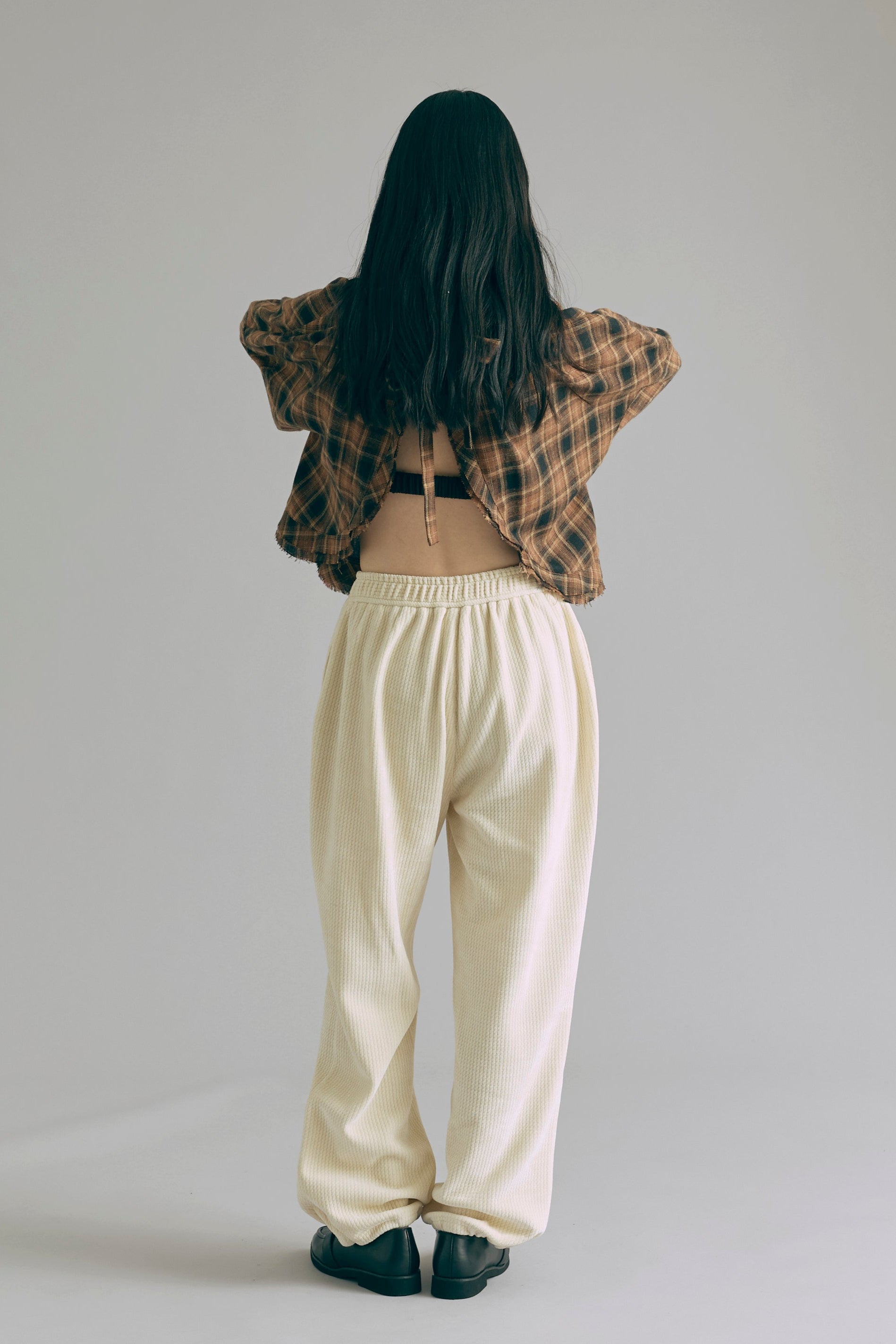 Textured Easy Pants