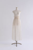 2Way Sheer Crinkled Skirt Dress
