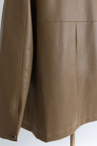 Faux Leather Over Jacket