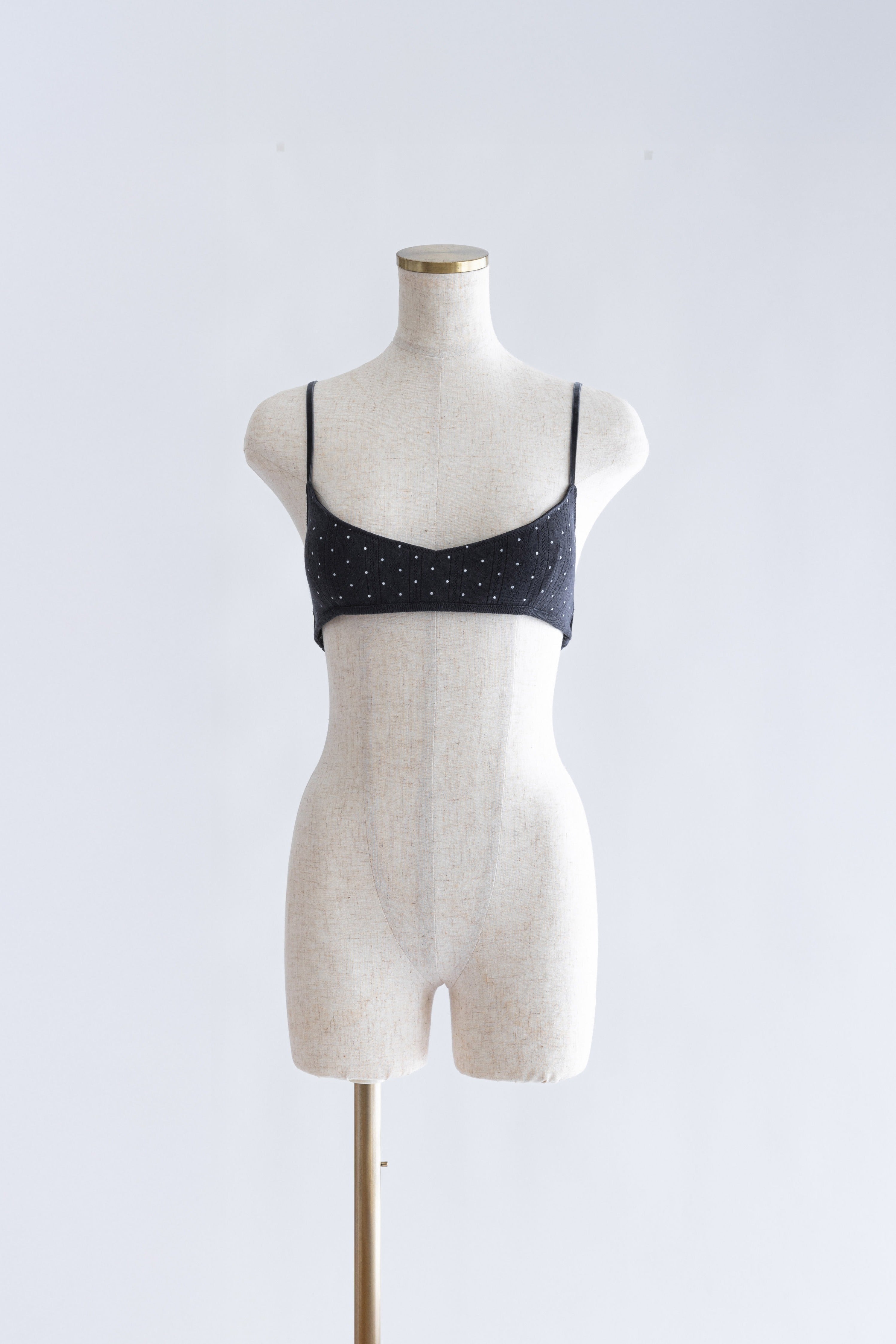 Petit Dot Bra Top ネイビー
