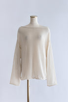 Boat Neck Knit オフホワイト
