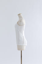 Tulle Piping Tank Top
