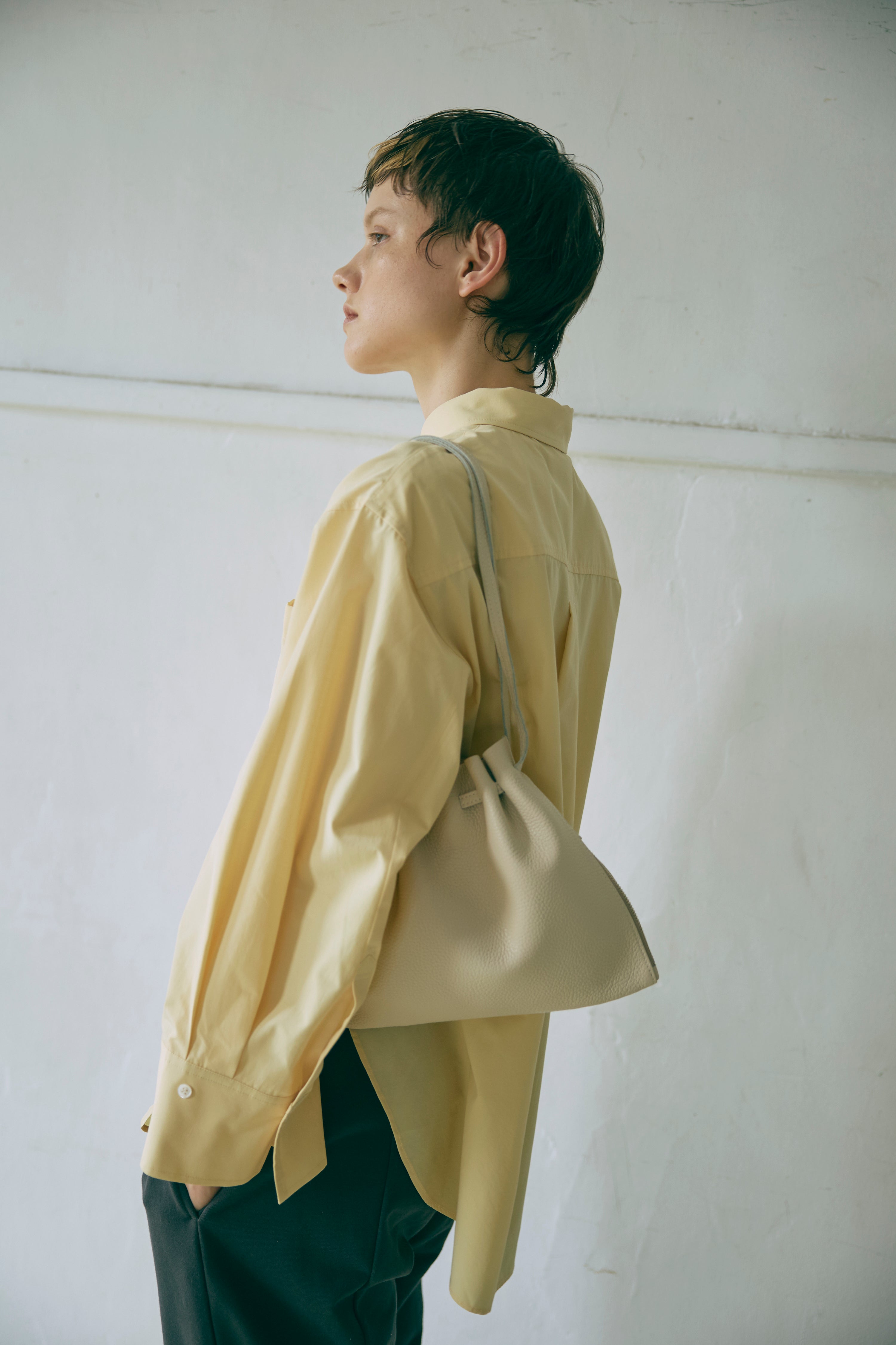 Lether Gather Bag