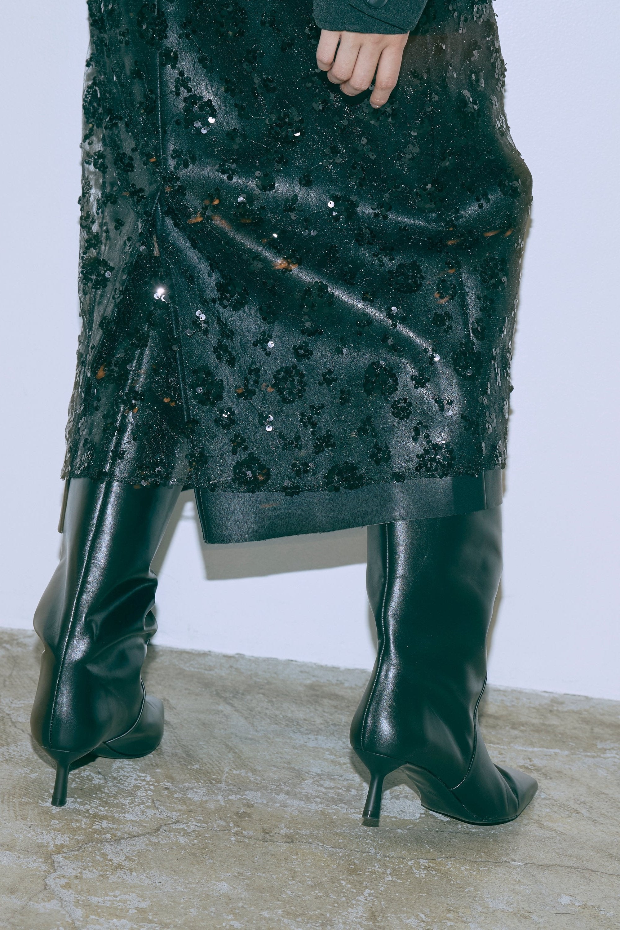 Sequin Layered Skirt