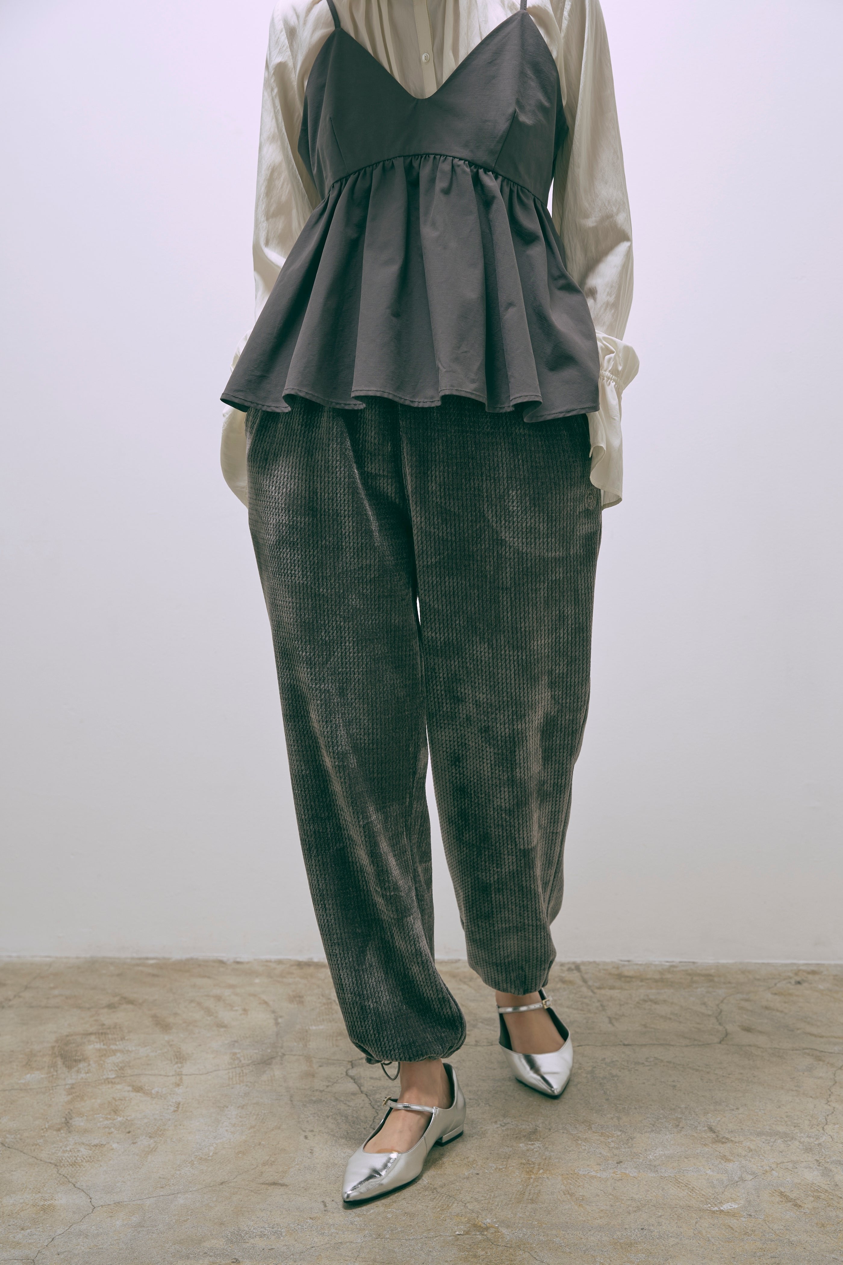 Textured Easy Pants