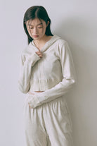 【FAITH】Thermal Cardigan オートミール