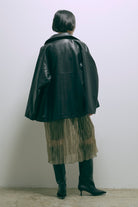 Faux Leather Over Jacket