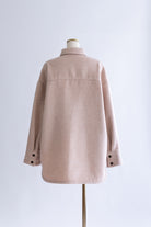 Wool Blend Over Shirt Jacket