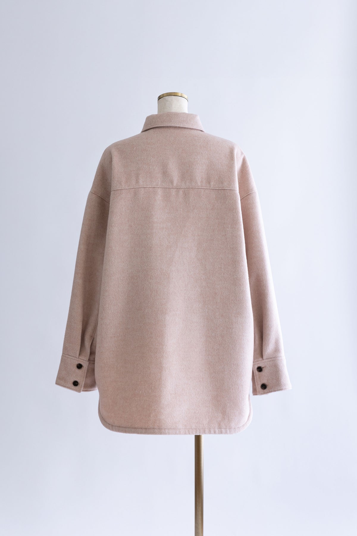 Wool Blend Over Shirt Jacket