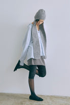 Alpaca-Touch Knit Mini Skirt
