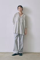 Wide Tuck Pants