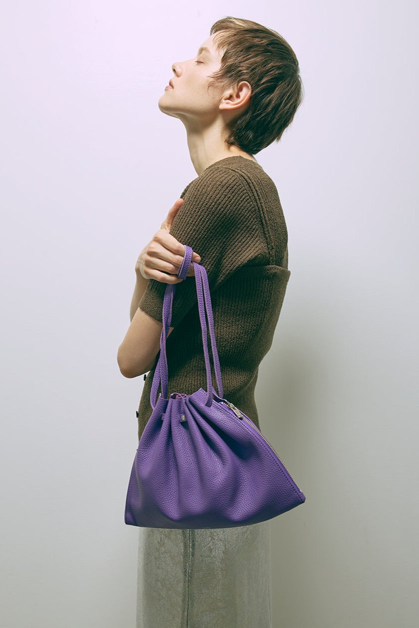 Lether Gather Bag