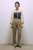 【Set Up】Tapered Trousers ベージュ size:1 model:170cm ANDO