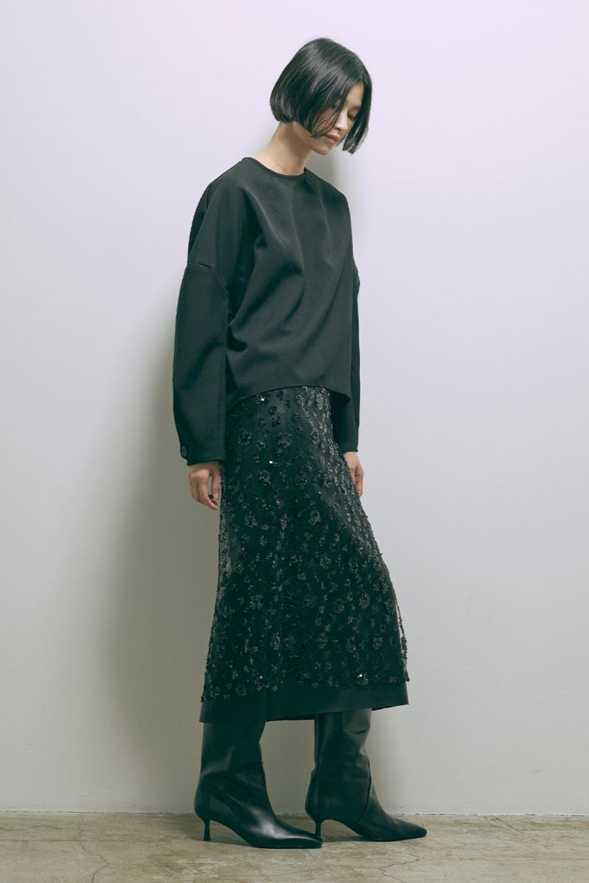 Sequin Layered Skirt