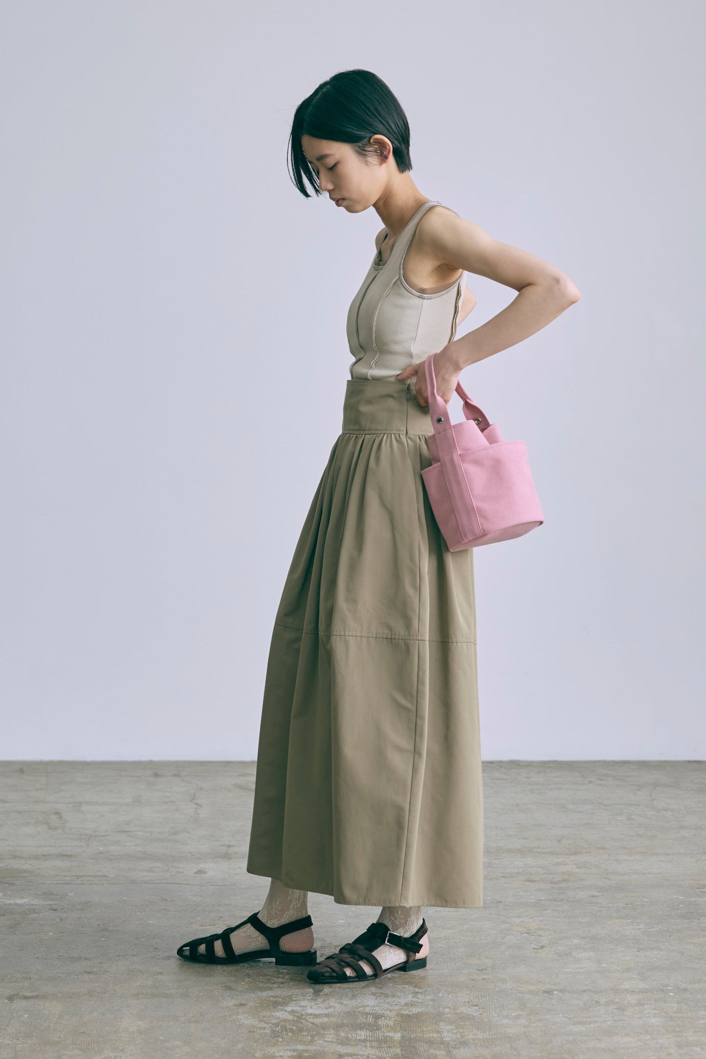 Cocoon Silhouette Skirt